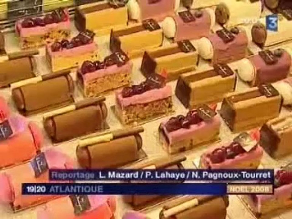 fr3 noel Christophe Roquet présente les buches de noel avi