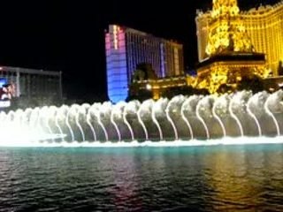 féerie des eaux à Vegas