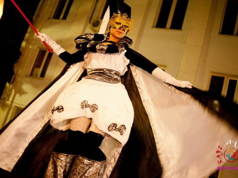Stilt walkers Firemagic (Moscow, Russia)