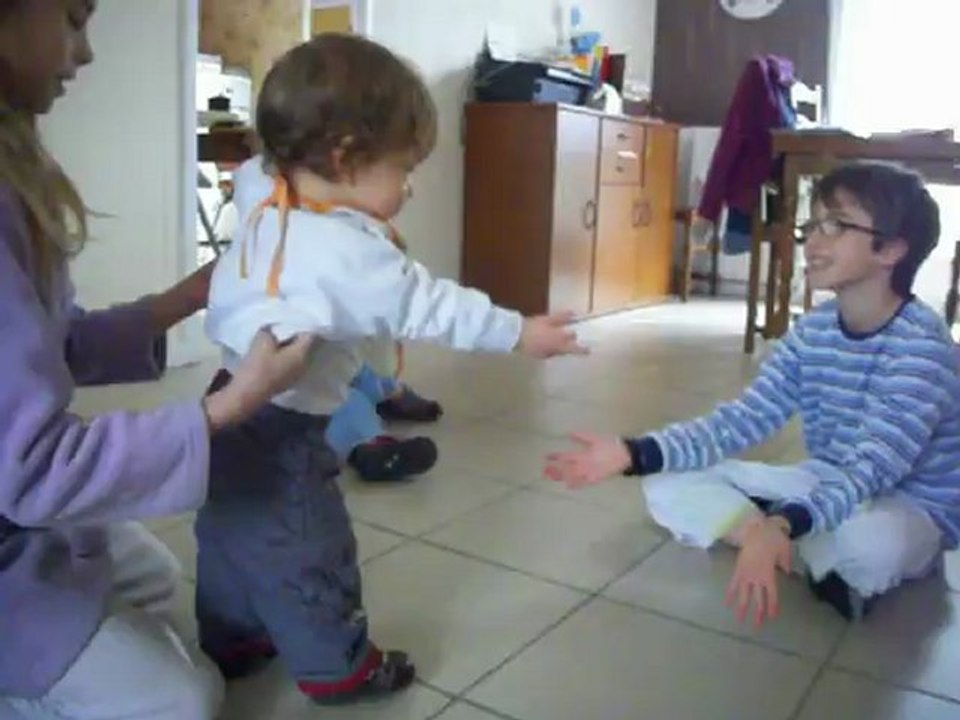 les premiers pas de notre bébé