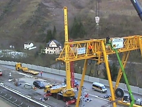 Aufbau Portalkran Ediger-Eller Kaiser-Wilhem-Tunnel Teil 007