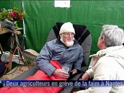 Aéroport nantais: 2 agriculteurs en grève de la faim
