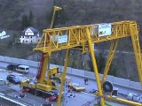 Aufbau Portalkran Ediger-Eller Kaiser-Wilhem-Tunnel Teil 008