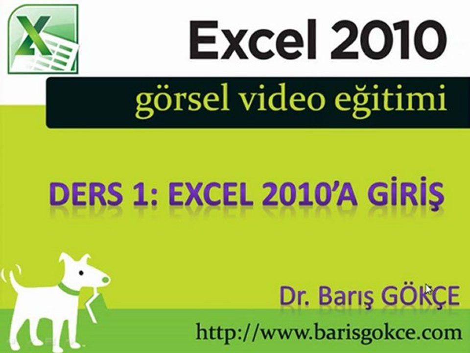excel 2010 ders-1