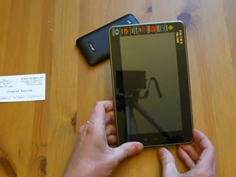 teXet TM-7025 - распаковка и включение