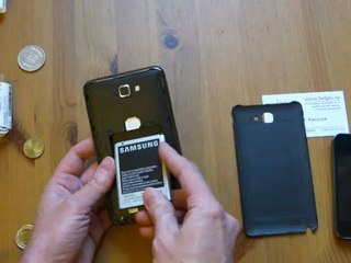 Samsung Galaxy Note - распаковка