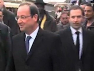 François Hollande à Trappes