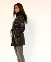 veste cuir giorgio cheyene noir