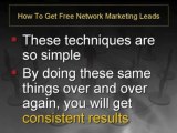 How To Get Free Network Marketing Leads