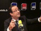 François Hollande parle sport sur Radio France