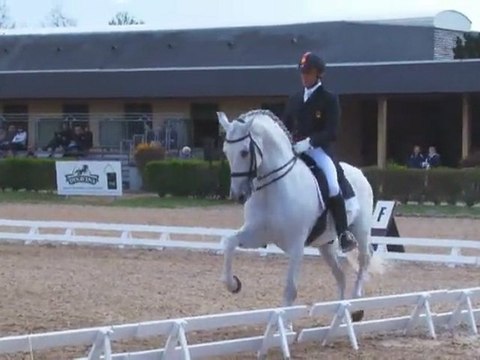 Juan Manuel Munoz Diaz (ESP) & Fuego de Cardenas - CDI3* Saumur 2012/04/26 Grand Prix 74,021