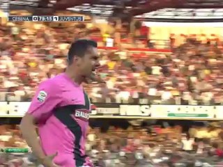 Cesena 0 - 1 Juventus 25-04-2012: 0-1 Goal (HD)