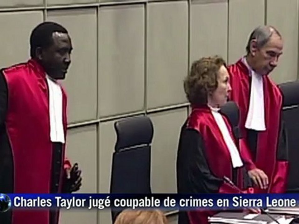 L'ex-président libérien Taylor reconnu coupable de crimes en Sierra Leone