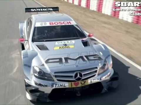 Mercedes-Benz Auto Racing Teams F1 and DTM Duel on Race Track