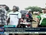 Marchistas indígenas partirán este viernes a La Paz