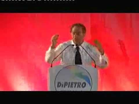 Palermo - Antonio Di Pietro per Leoluca Orlando (26.04.12)