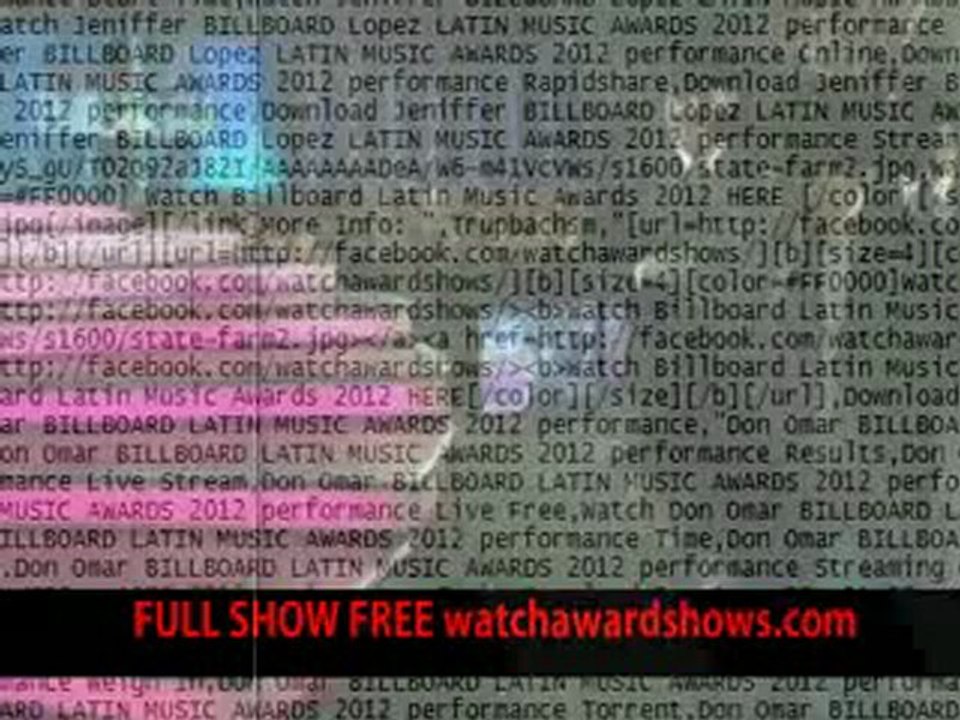 Intocable acceptance speech Billboard Latin Music Awards 2012