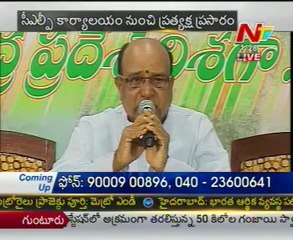 MLA Shankar Rao talking to media