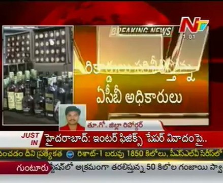 ACB raids on liquor dipos of 3 districts