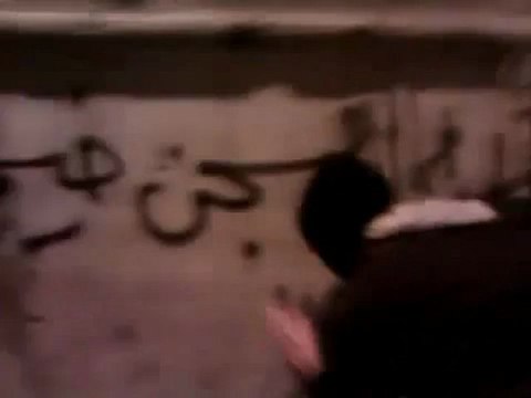 فري برس دمشق لوحة رآئعة بيد الرجل البخاخ خاصة بالمعتقلين 26 4 2012 Damascus