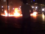 فري برس دمشق  قطع شارع الثورة واطلاق النار 26 4 2012 Damascus