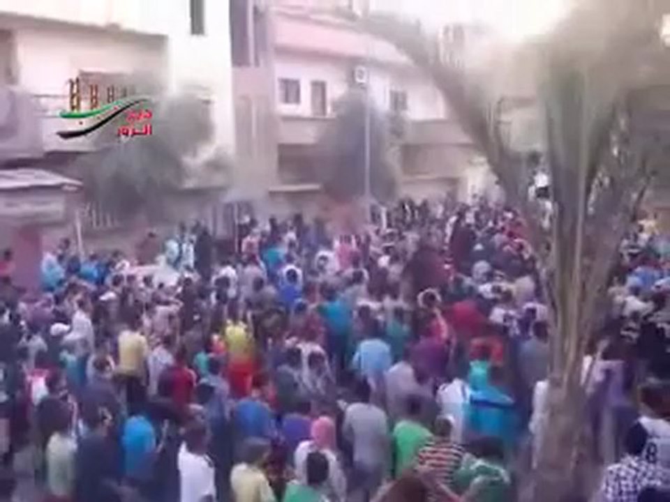 فري برس دير الزور  تشييع بعض الشهداء اليوم في دير الزور 26 4 2012 ALeppo