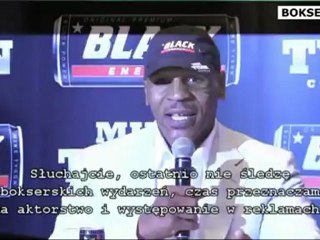 Mike Tyson o Gołota - Bowe III, Adamku i pracy trenera