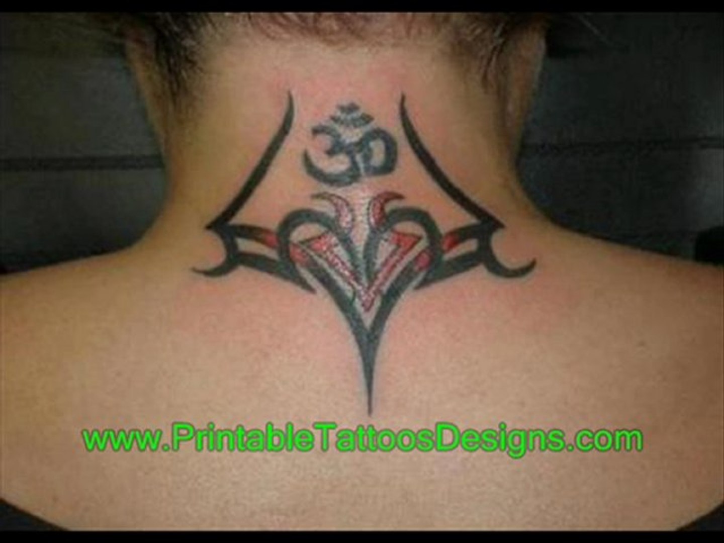 back of the neck tattoo designs - video Dailymotion