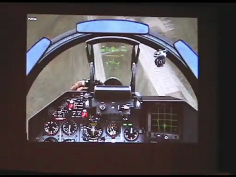 Su-27 display in Lock On (2005)