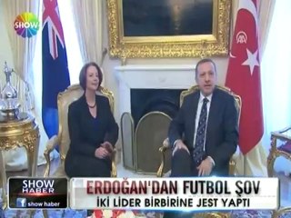 Erdoğan’dan futbol şov - 26 nisan 2012