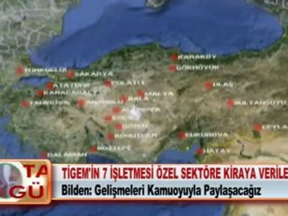 TİGEM’İN 7 İŞLETMESİ ÖZEL SEKTÖRE KİRAYA VERİLECEK 24.04.2012