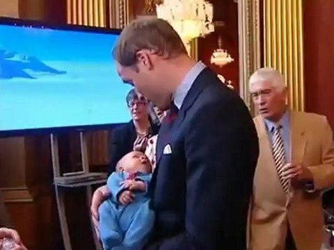 Prince William and Kate Swoon Over Newborn Baby Ahead of 1 Year Wedding Anniversary