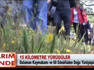 15 KİLOMETRE YÜRÜDÜLER 26.04.2012