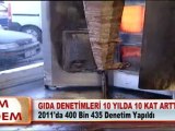 GIDA DENETİMLERİ 10 YILDA 10 KAT ARTTI 26.04.2012