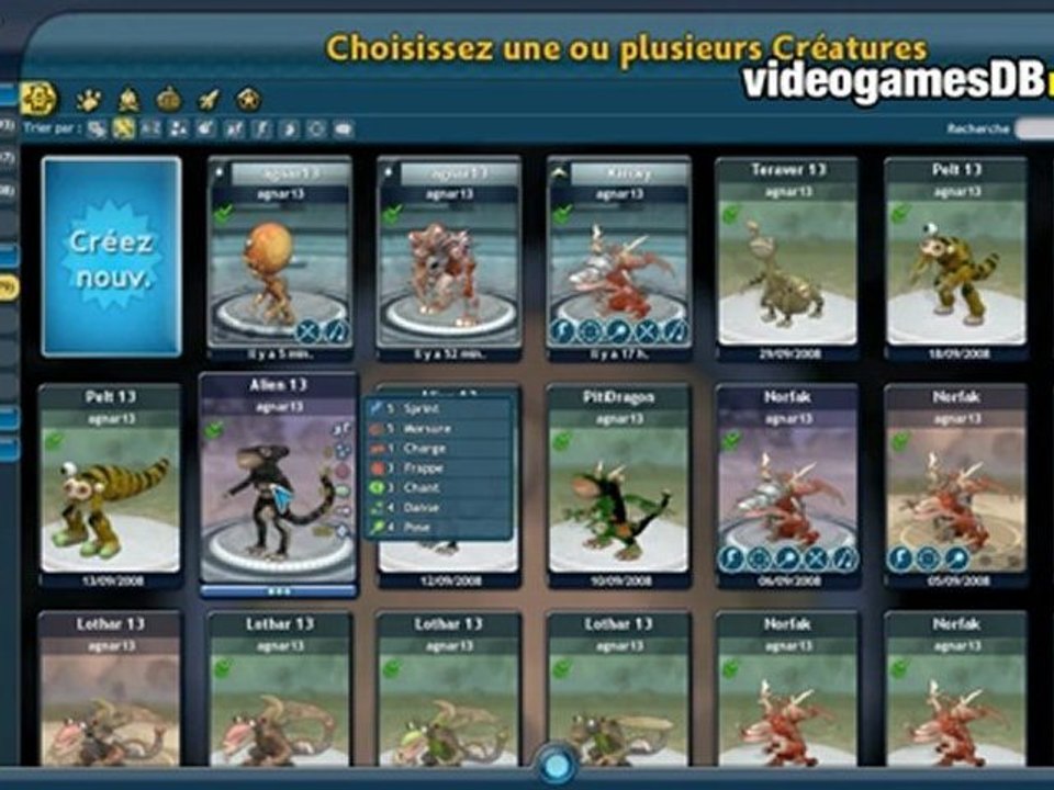 Spore Aventures Galactiques