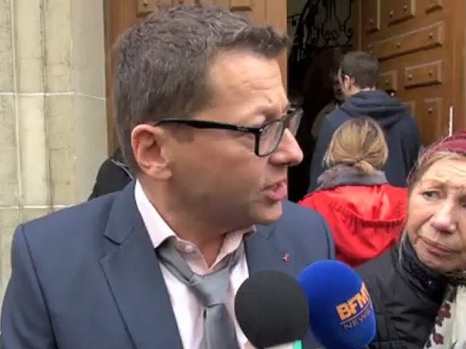 ITW de Bruno Spire à la sortie du QG du PS