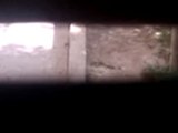 فري برس ريف دمشق أثناء سرقة محل في حي الحميرة  دوما   جمعة اتى امر الله فى تستعجلوه  27 4 2012 Damascus