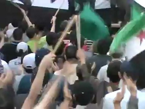 فري برس دمشق مظاهرة في حي القدم بدمشق الجمعة 27 4 2012 Damascus