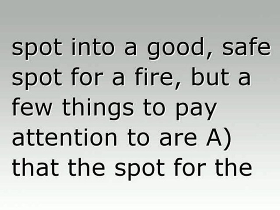 Properly Setting Up A Camping Area