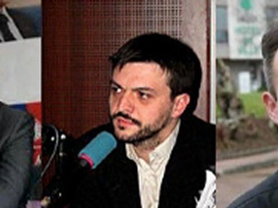 Matinale de France Bleu Loire-Océan du 23/04/2012, Aymeric SEASSAU (PCF) face à François PINTE (UMP) et François DE RUGY (EELV)