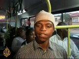 South African taxi drivers angry over new buses - 4 Sep 09