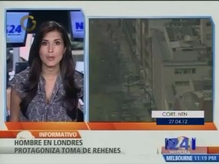 Hombre toma rehenes en el centro de Londres