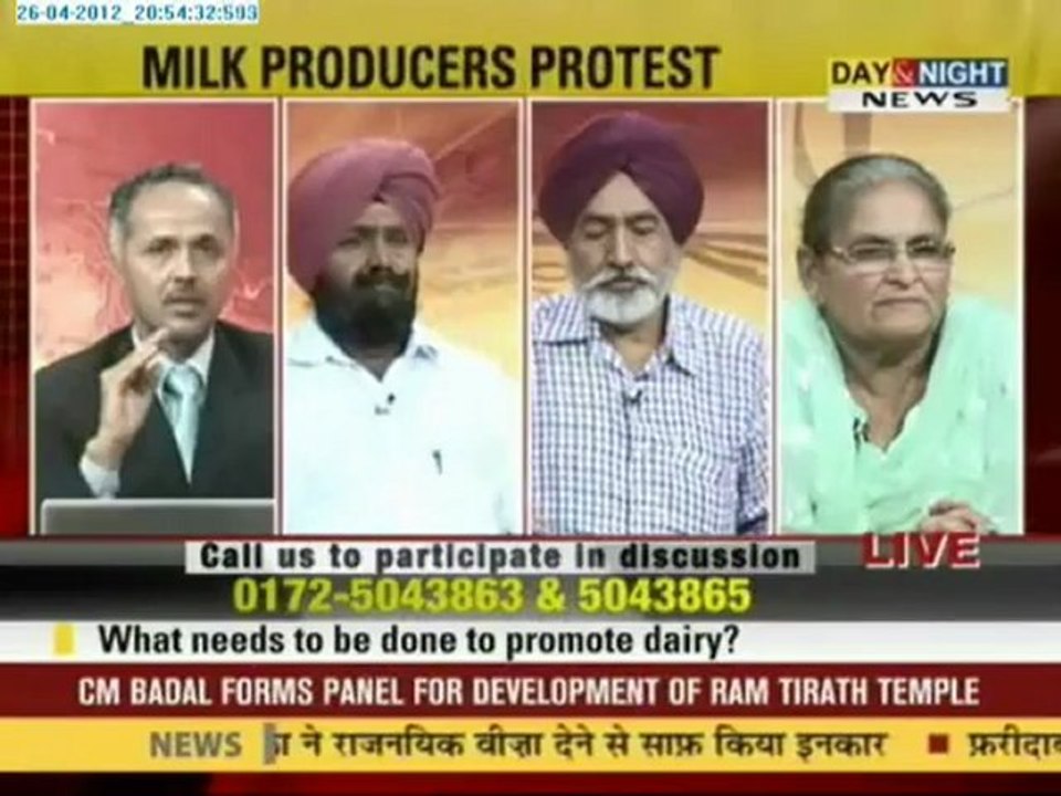 Prime - Milk Producers Protest - 26 Apr 2012 - Part 2
