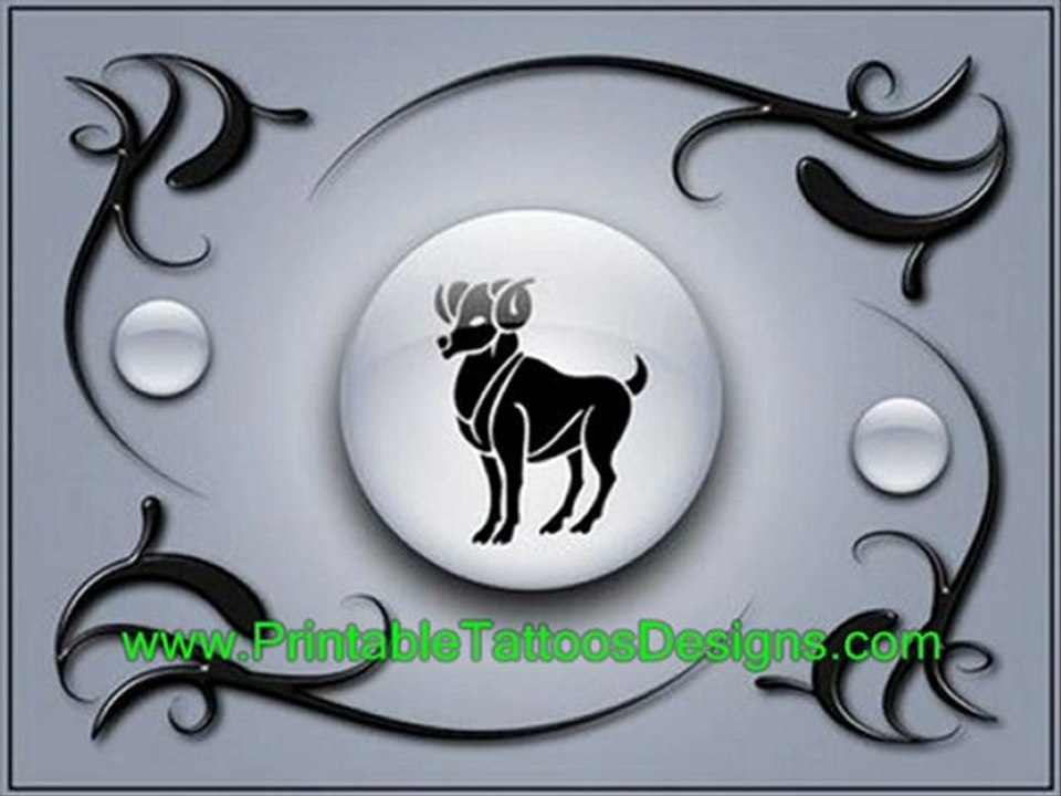 aries zodiac tattoos