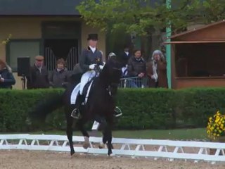 Morgan Barbanson Mestre (ESP)  & Painted Black - G.P. qualif. RLM 75,340 - CDI3* Saumur 2012/04/27