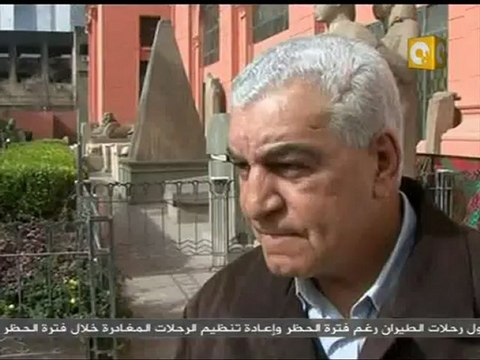 04 زاهي حواس إحباط محاولة تخريب المتحف المصري