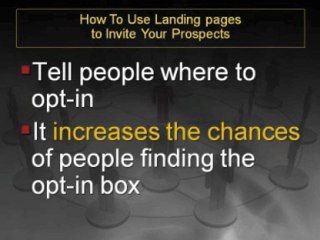 How To Use Landing Pages To Invite Your Prospects