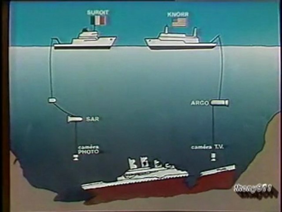 La découverte de l'épave du Titanic - Antenne2 (1985)