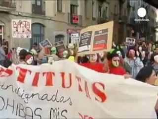 Spagna. Corteo di protesta delle prostitute di Barcellona