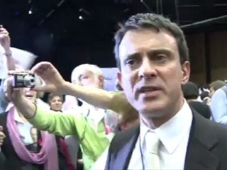 Manuel Valls au meeting de Limoges